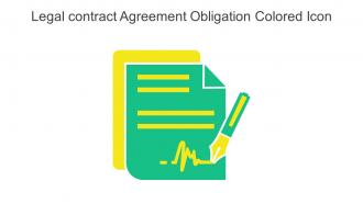 Legal Contract Agreement Obligation Colored Icon In Powerpoint Pptx Png And Editable Eps Format