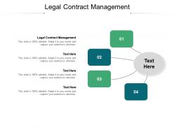 Legal contract management ppt powerpoint presentation model slide portrait cpb