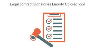Legal Contract Signatories Liability Colored Icon In Powerpoint Pptx Png And Editable Eps Format