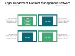 Legal department contract management software ppt powerpoint presentation infographics pictures cpb