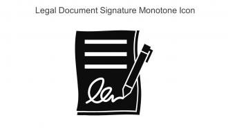 Legal Document Signature Monotone Icon In Powerpoint Pptx Png And Editable Eps Format