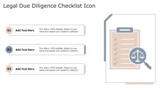 Legal Due Diligence Checklist Icon