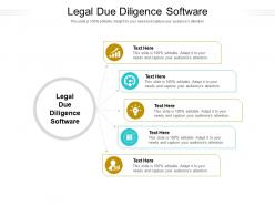 Legal due diligence software ppt powerpoint presentation show outfit cpb