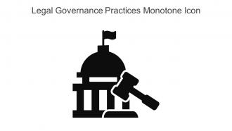 Legal Governance Practices Monotone Icon In Powerpoint Pptx Png And Editable Eps Format