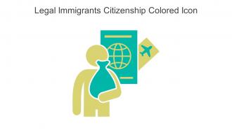 Legal Immigrants Citizenship Colored Icon In Powerpoint Pptx Png And Editable Eps Format