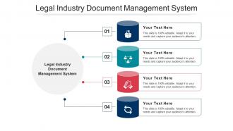 Legal industry document management system ppt powerpoint presentation pictures styles cpb