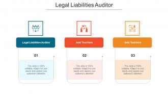 Legal Liabilities Auditor In Powerpoint And Google Slides Cpb