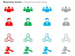 Legal management regulatory plan ppt icons graphics