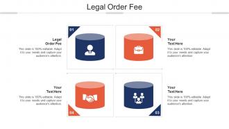 Legal Order Fee Ppt Powerpoint Presentation Infographic Template Graphics Tutorials Cpb