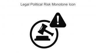 Legal Political Risk Monotone Icon In Powerpoint Pptx Png And Editable Eps Format