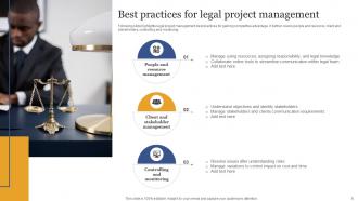 Legal Project Management Powerpoint Ppt Template Bundles Interactive Multipurpose