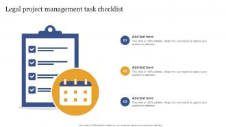 Legal Project Management Task Checklist