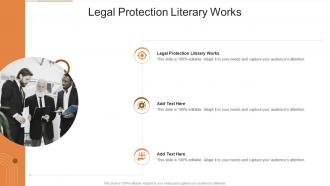 Legal Protection Literary Works In Powerpoint And Google Slides Cpb