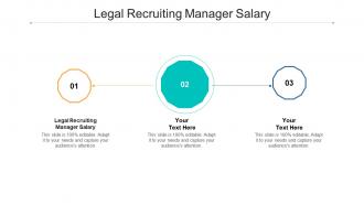 Legal recruiting manager salary ppt powerpoint presentation file show cpb
