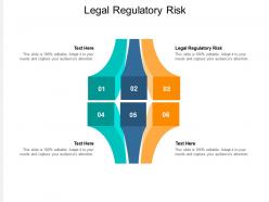 Legal regulatory risk ppt powerpoint presentation styles files cpb