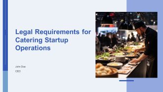 Legal Requirements For Catering Startup Operations PPT Guidelines AT