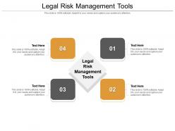 Legal risk management tools ppt powerpoint presentation infographics cpb