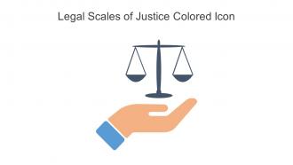 Legal Scales Of Justice Colored Icon In Powerpoint Pptx Png And Editable Eps Format