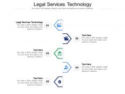 Legal services technology ppt powerpoint presentation pictures guidelines cpb