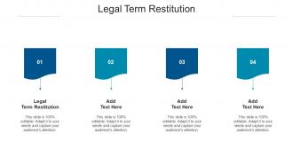 Legal Term Restitution Ppt Powerpoint Presentation Inspiration Deck Cpb