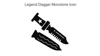 Legend Dagger Monotone Icon In Powerpoint Pptx Png And Editable Eps Format