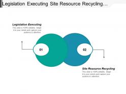 Legislation executing site resource recycling releases transtint disposal