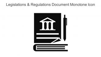 Legislations And Regulations Document Monotone Icon In Powerpoint Pptx Png And Editable Eps Format