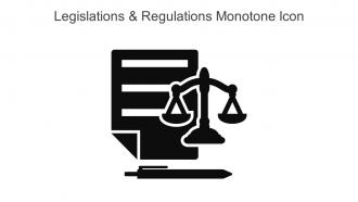 Legislations And Regulations Monotone Icon In Powerpoint Pptx Png And Editable Eps Format