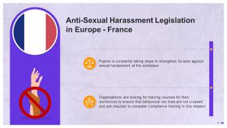 Legislative Frameworks for Prevention of Sexual Harassment at Workplace Training Ppt Professionally Unique