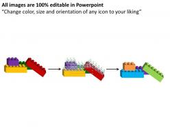 68868687 style variety 1 lego 4 piece powerpoint presentation diagram infographic slide