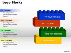 23798574 style variety 1 lego 6 piece powerpoint presentation diagram infographic slide