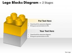 Lego blocks diagram 2 stages