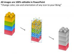 25187389 style variety 1 lego 4 piece powerpoint presentation diagram infographic slide