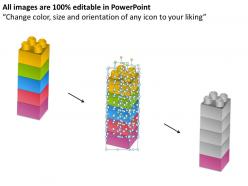 14541388 style variety 1 lego 5 piece powerpoint presentation diagram infographic slide