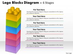 Lego blocks diagram 6 stages