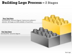 Lego blocks diagram stages
