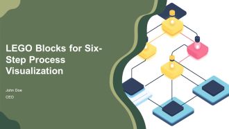 LEGO Blocks For Six Step Process Visualization PPT Information AT