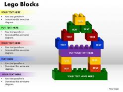 Lego blocks powerpoint slides and ppt templates 0412