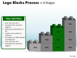 Lego blocks process 4 stages style 1 powerpoint slides and ppt templates 0412 5