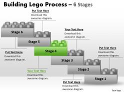 Lego blocks process stages 9