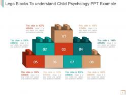 Lego blocks to understand child psychology ppt example