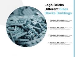 Lego bricks different sizes blocks buildings