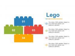 22203913 style variety 1 lego 4 piece powerpoint presentation diagram infographic slide