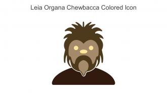 Leia Organa Chewbacca Colored Icon In Powerpoint Pptx Png And Editable Eps Format