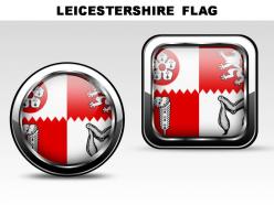 Leicestershire country powerpoint flags