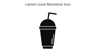 Lemon Juice Monotone Icon In Powerpoint Pptx Png And Editable Eps Format
