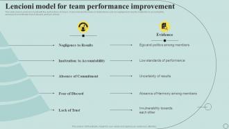 Lencioni Model For Team Performance Improvement