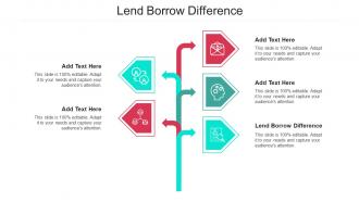 Lend Borrow Difference Ppt Powerpoint Presentation Professional Tips Cpb