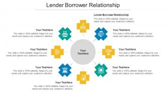 Lender Borrower Relationship Ppt Powerpoint Presentation Show Infographic Template Cpb