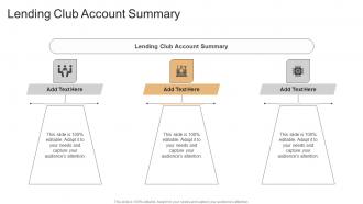 Lending Club Account Summary In Powerpoint And Google Slides Cpb